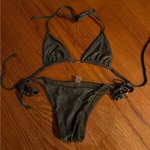 Stylish Green Bikini Set